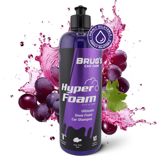 Brug’s HyperFoam – Thickest Snow Foam Car Wash Soap | Berry Scented | Ultra High Foaming Shampoo for Car Wash