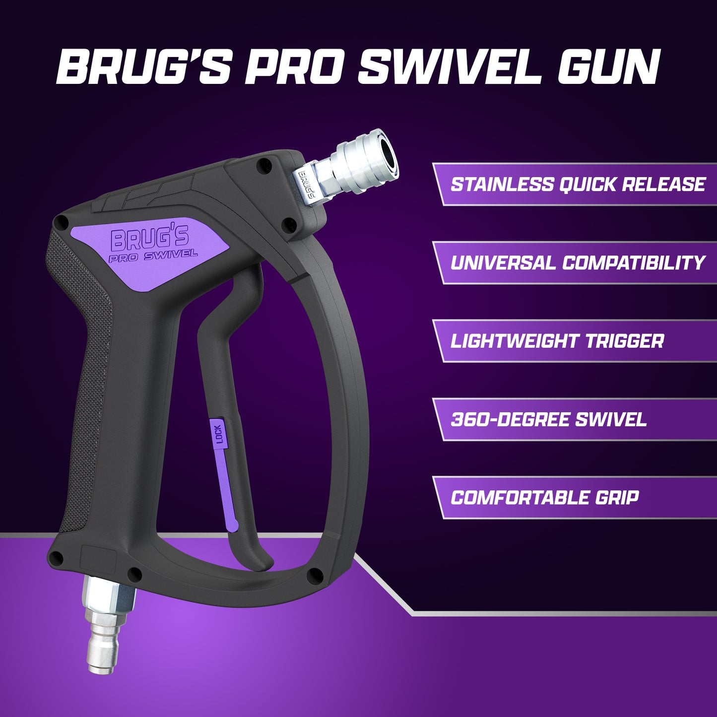 Brug's Pro Bundle | Swivel Gun V2 + Foam Cannon