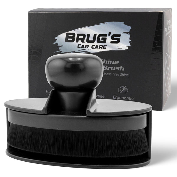 Brug's® Pro Grip Wide Tire Shine Applicator Brush