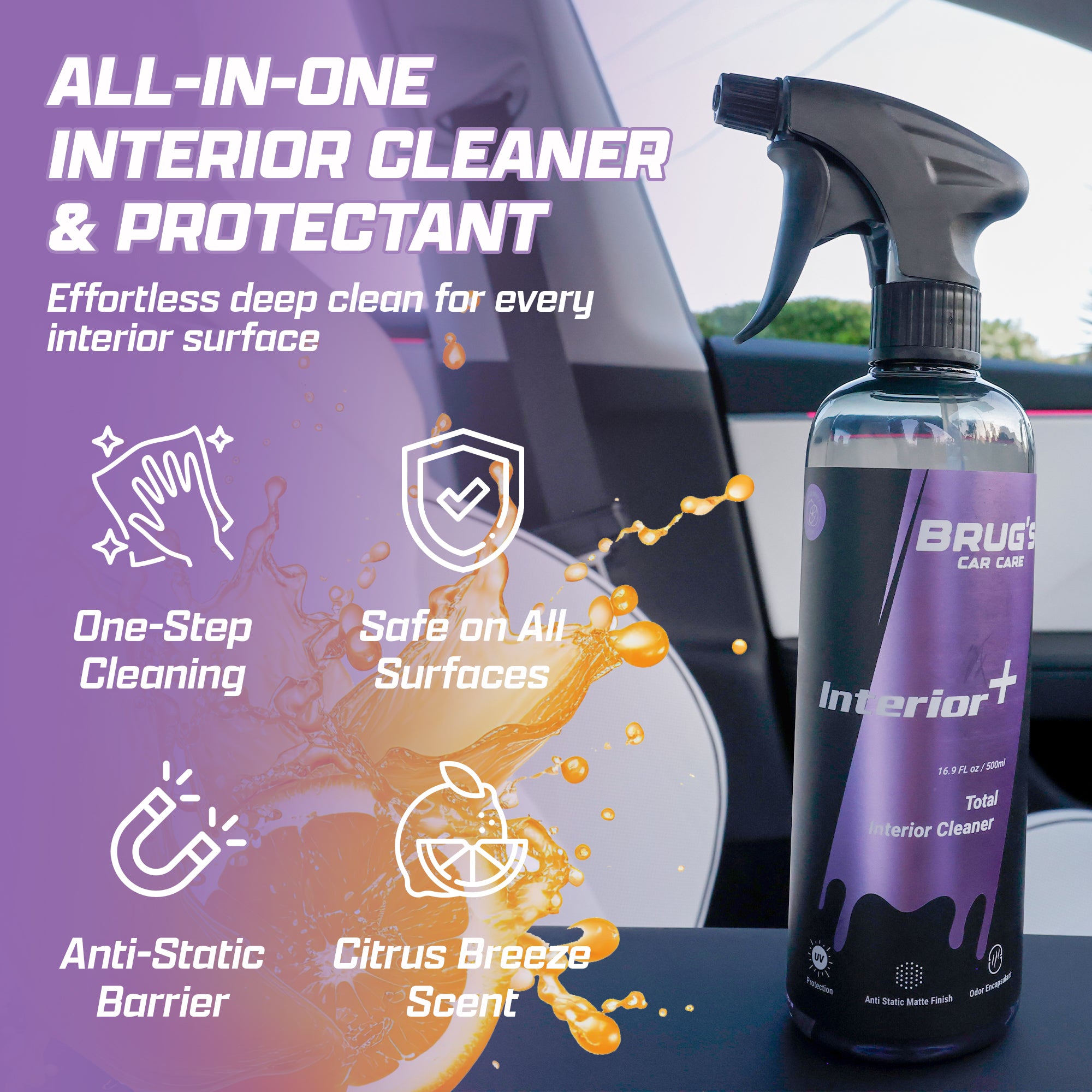 Brug's® Interior+ Interior Cleaner & Protectant