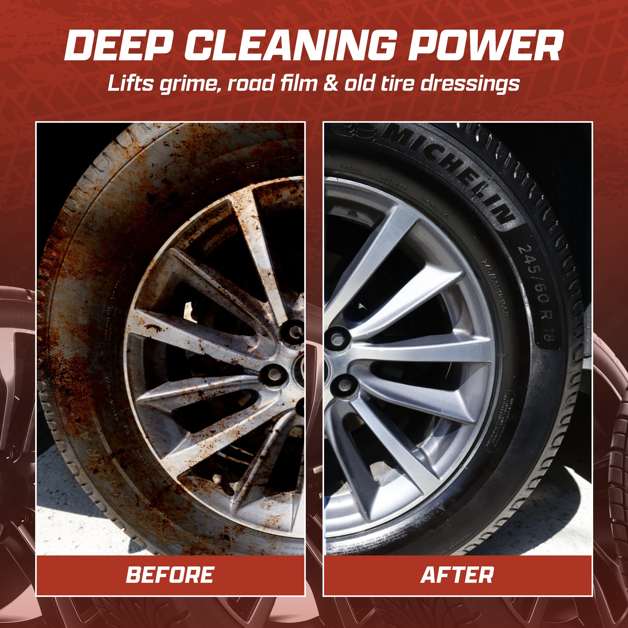 Brug's® Tire+ Tire Cleaner – Foaming Tire & Wheel Cleaner 16.9oz