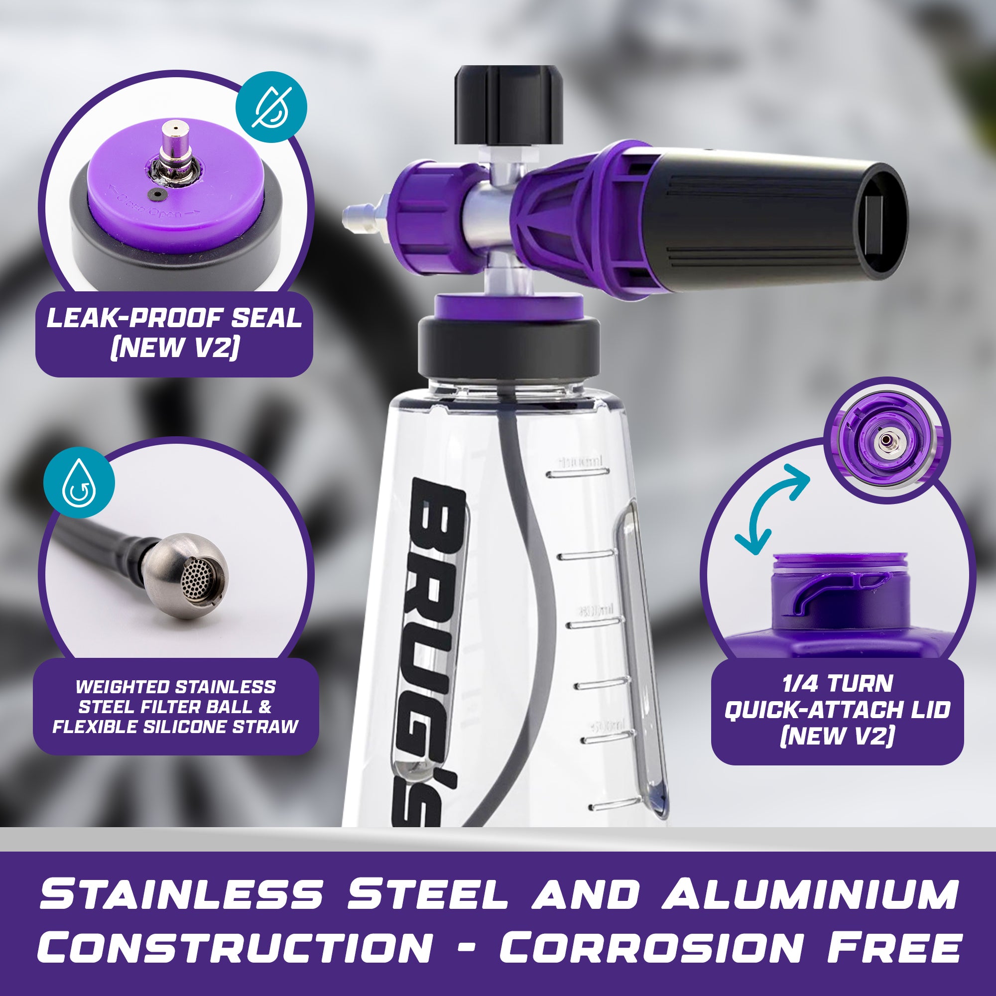 Brug's™ V2 Pro Foam Cannon – Brug's Car Care