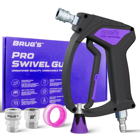 Brug's™ Pro Swivel Gun V2.0 | Short Pressure Washer Wand