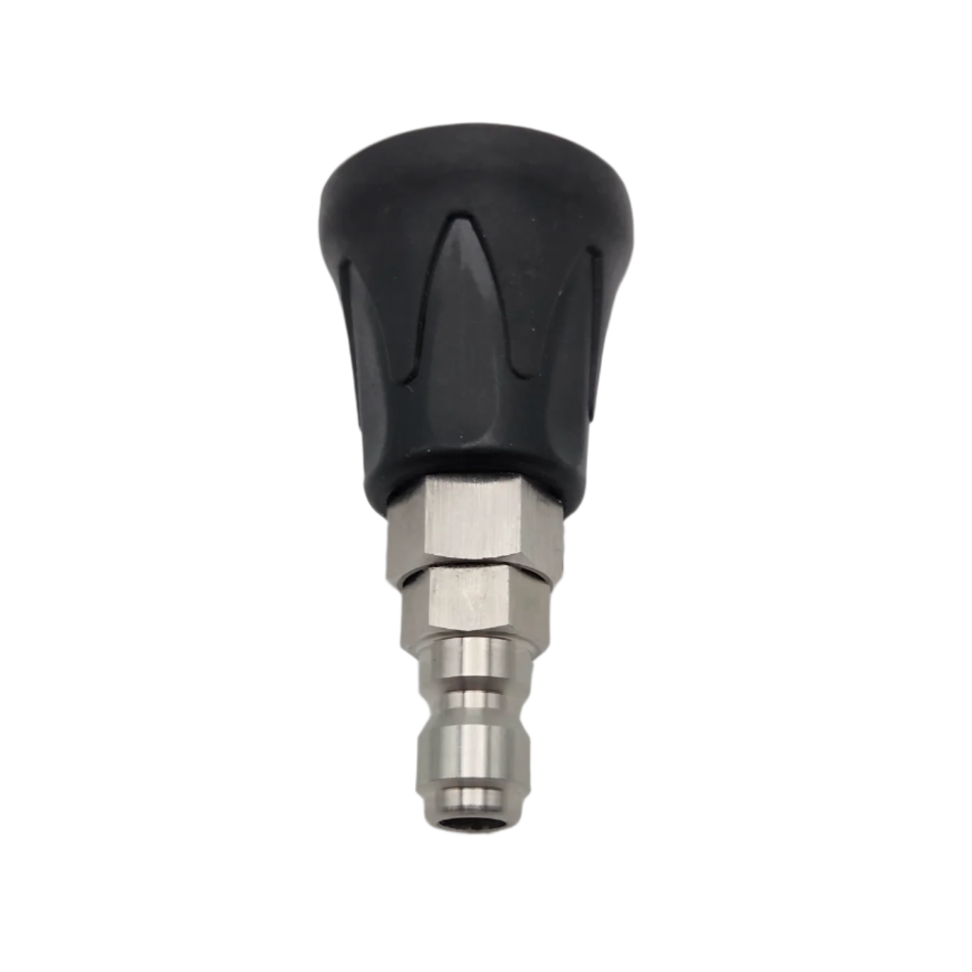 Brug's SoftGuard Rinsing Nozzle | Rubber Guarded Edges, High Flow Nozzle | 15° / 40°  Black and Purple (Nozzle Only)